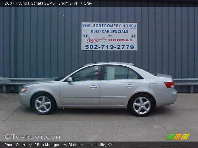 2007 Hyundai Sonata SE V6 in Bright Silver