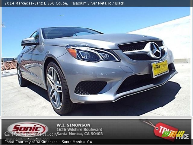 2014 Mercedes-Benz E 350 Coupe in Paladium Silver Metallic