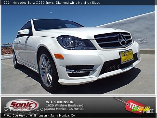 2014 Mercedes-Benz C 250 Sport in Diamond White Metallic