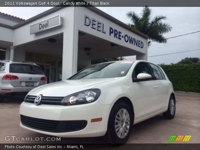 2011 Volkswagen Golf 4 Door in Candy White