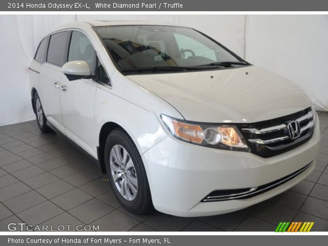 2014 Honda Odyssey EX-L in White Diamond Pearl