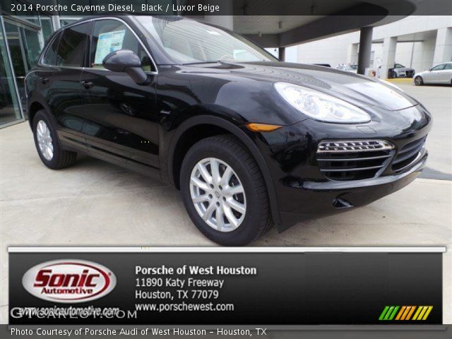 2014 Porsche Cayenne Diesel in Black