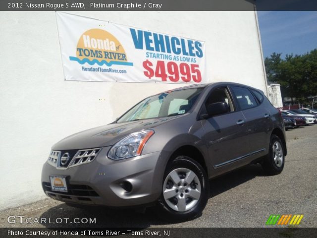 2012 Nissan Rogue S AWD in Platinum Graphite