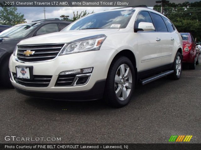 2015 Chevrolet Traverse LTZ AWD in White Diamond Tricoat