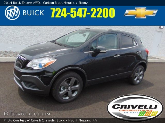 2014 Buick Encore AWD in Carbon Black Metallic