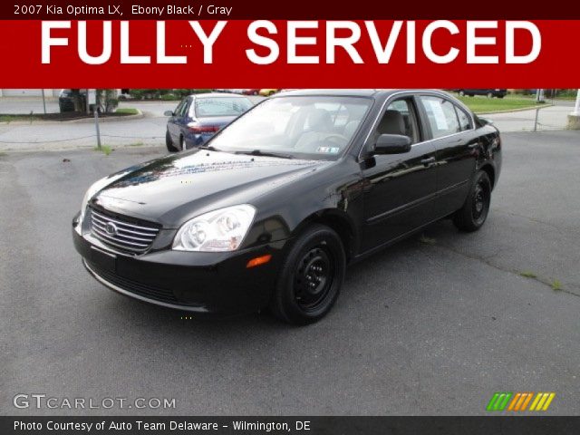 2007 Kia Optima LX in Ebony Black