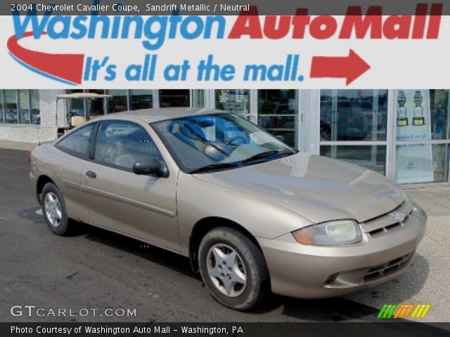 2004 Chevrolet Cavalier Coupe in Sandrift Metallic