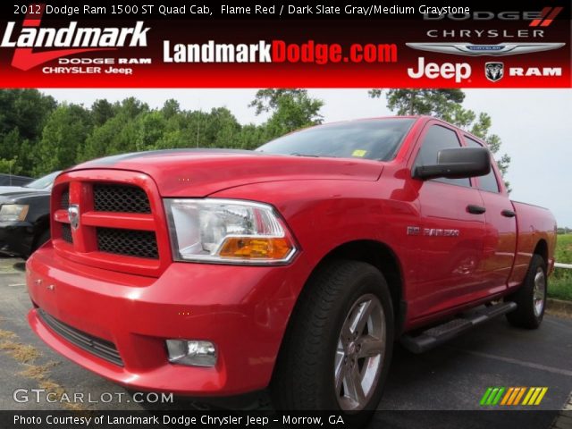 2012 Dodge Ram 1500 ST Quad Cab in Flame Red