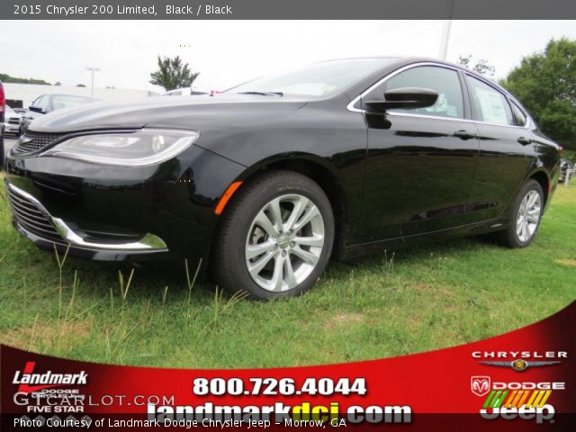 2015 Chrysler 200 Limited in Black