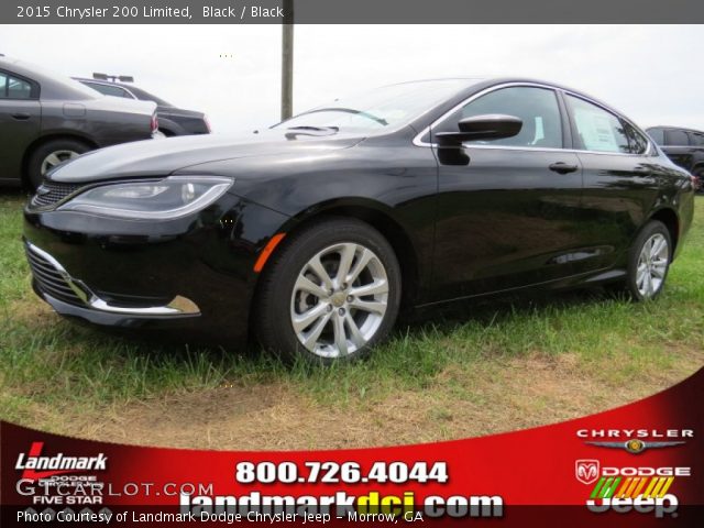 2015 Chrysler 200 Limited in Black