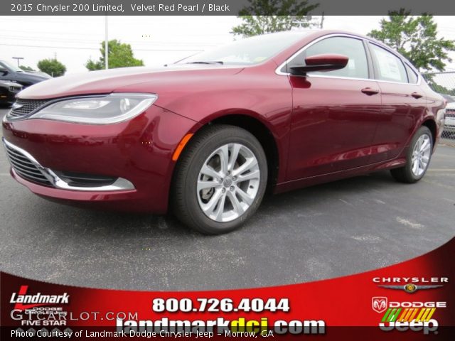 2015 Chrysler 200 Limited in Velvet Red Pearl