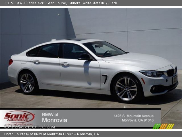2015 BMW 4 Series 428i Gran Coupe in Mineral White Metallic