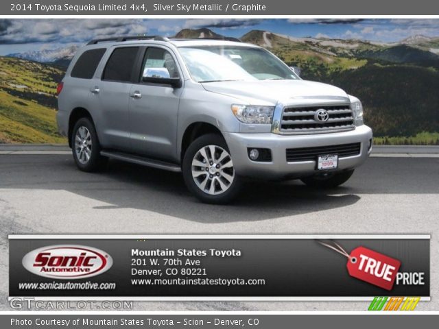 2014 Toyota Sequoia Limited 4x4 in Silver Sky Metallic