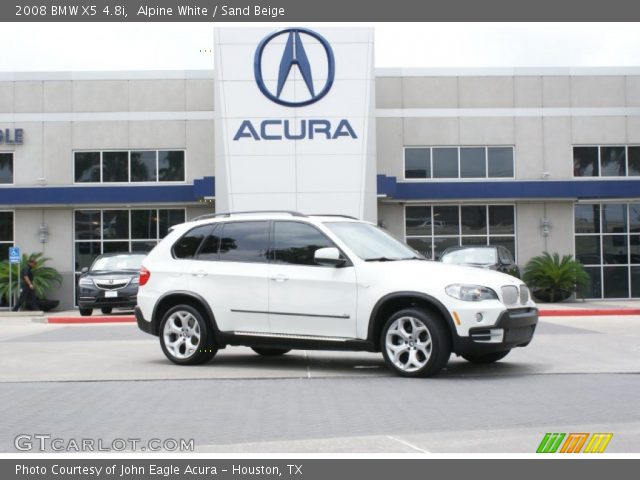 2008 BMW X5 4.8i in Alpine White