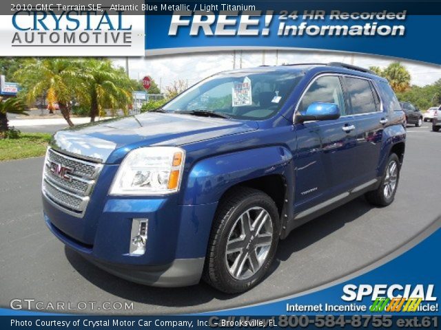 2010 GMC Terrain SLE in Atlantic Blue Metallic