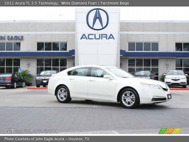 2011 Acura TL 3.5 Technology in White Diamond Pearl