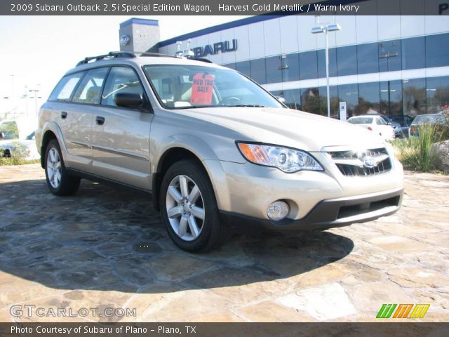 2009 Subaru Outback 2.5i Special Edition Wagon in Harvest Gold Metallic