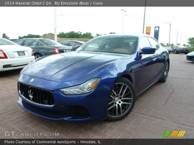 2014 Maserati Ghibli S Q4 in Blu Emozione (Blue)