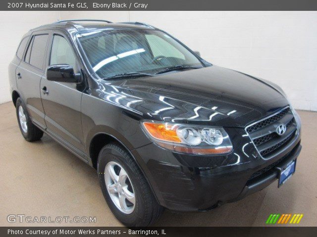 2007 Hyundai Santa Fe GLS in Ebony Black