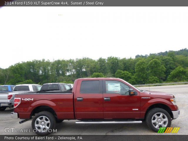 2014 Ford F150 XLT SuperCrew 4x4 in Sunset