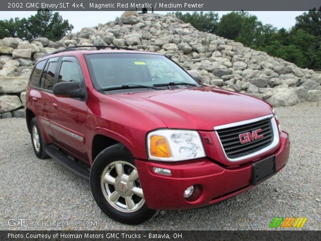 2002 GMC Envoy SLT 4x4 in Magnetic Red Metallic