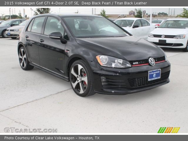 2015 Volkswagen Golf GTI 4-Door 2.0T SE in Deep Black Pearl
