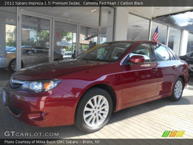 2011 Subaru Impreza 2.5i Premium Sedan in Camellia Red Pearl
