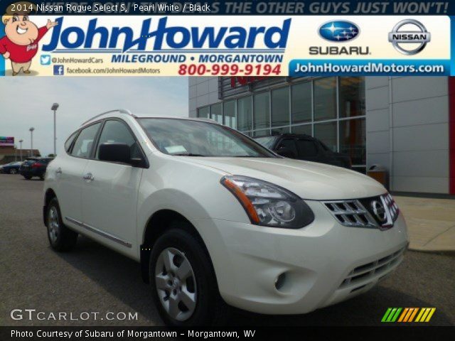 2014 Nissan Rogue Select S in Pearl White