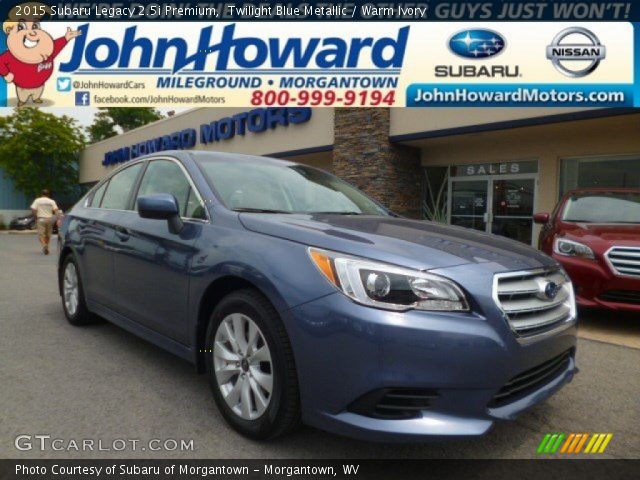 2015 Subaru Legacy 2.5i Premium in Twilight Blue Metallic
