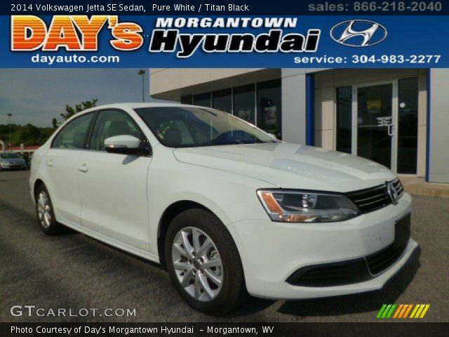 2014 Volkswagen Jetta SE Sedan in Pure White