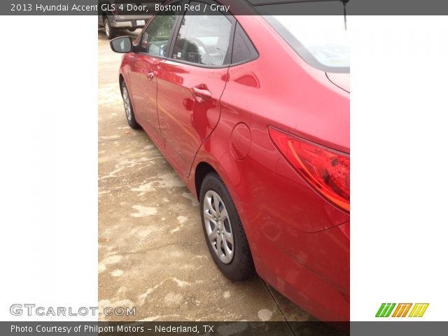 2013 Hyundai Accent GLS 4 Door in Boston Red