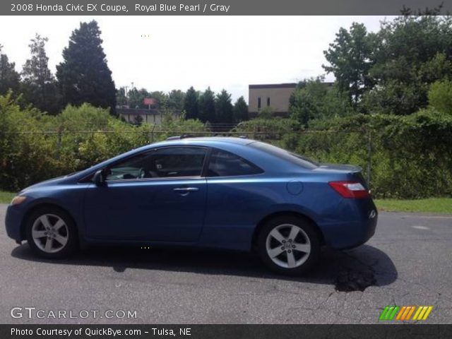2008 Honda Civic EX Coupe in Royal Blue Pearl