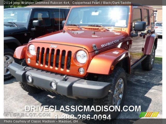 2014 Jeep Wrangler Unlimited Rubicon 4x4 in Copperhead Pearl