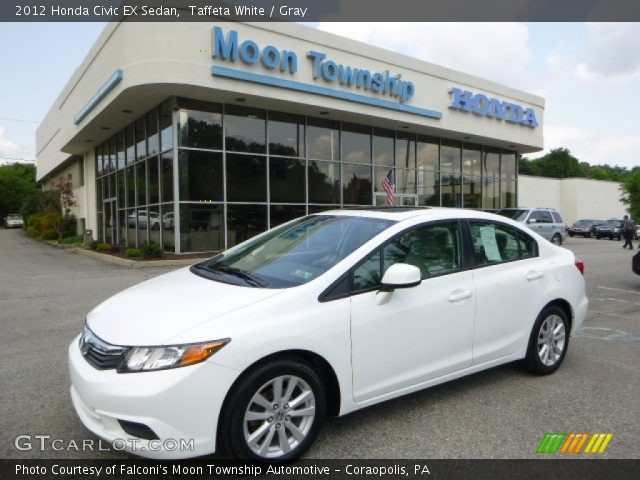 2012 Honda Civic EX Sedan in Taffeta White
