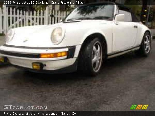 1983 Porsche 911 SC Cabriolet in Grand Prix White