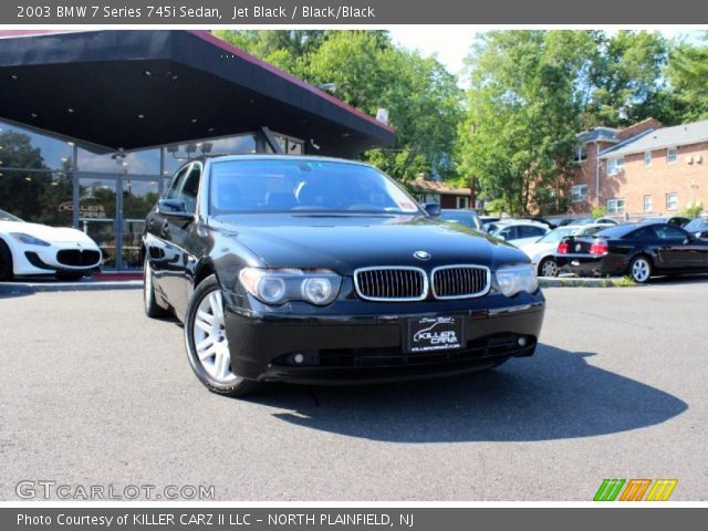 2003 BMW 7 Series 745i Sedan in Jet Black