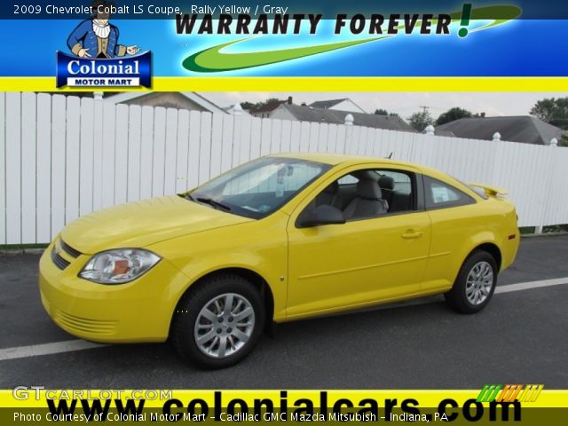 2009 Chevrolet Cobalt LS Coupe in Rally Yellow
