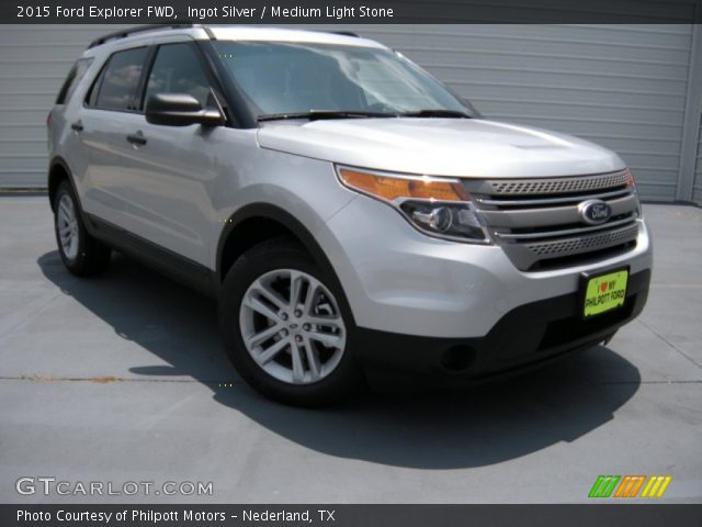 2015 Ford Explorer FWD in Ingot Silver