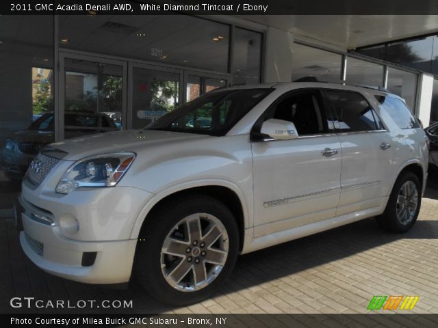 2011 GMC Acadia Denali AWD in White Diamond Tintcoat