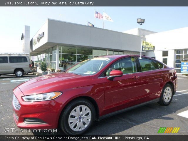 2013 Ford Fusion S in Ruby Red Metallic