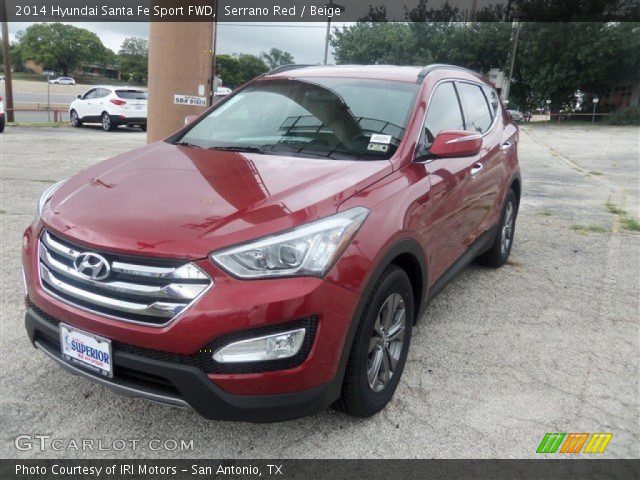 2014 Hyundai Santa Fe Sport FWD in Serrano Red