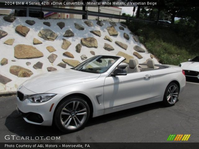 2014 BMW 4 Series 428i xDrive Convertible in Mineral White Metallic