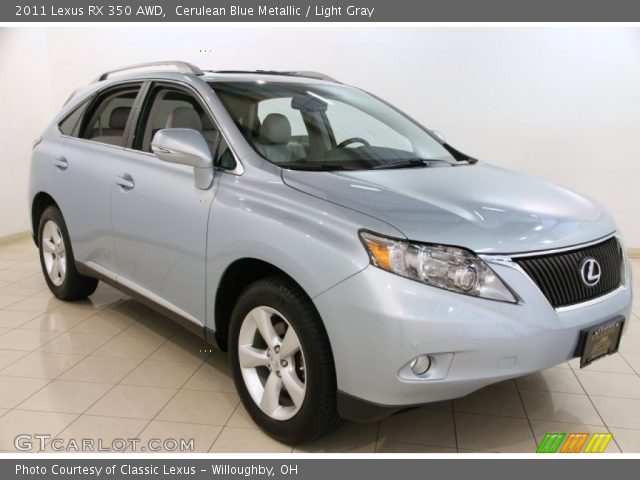 2011 Lexus RX 350 AWD in Cerulean Blue Metallic