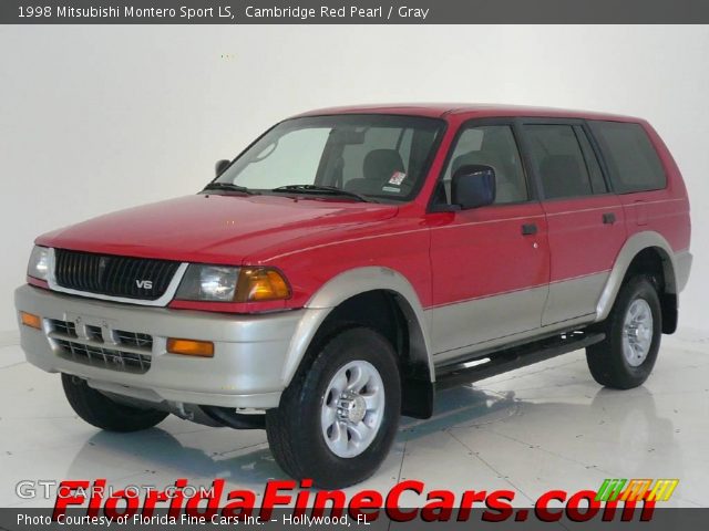 1998 Mitsubishi Montero Sport LS in Cambridge Red Pearl