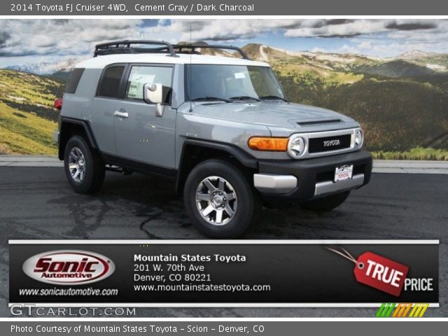 2014 Toyota FJ Cruiser 4WD in Cement Gray