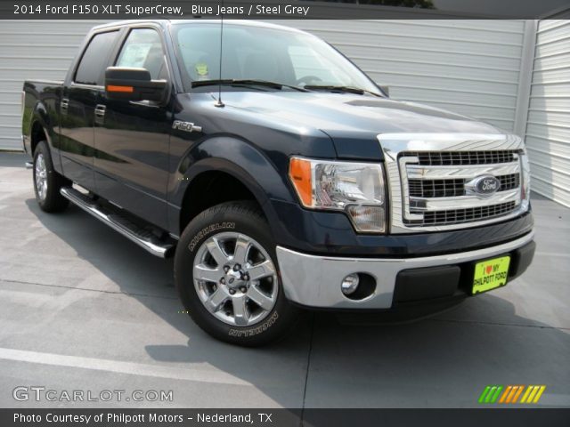 2014 Ford F150 XLT SuperCrew in Blue Jeans