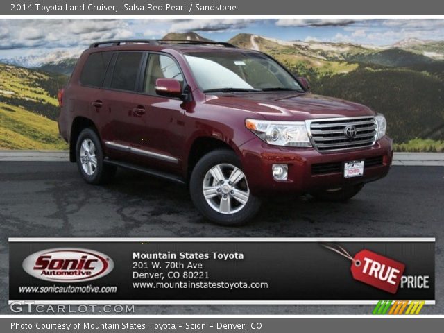 2014 Toyota Land Cruiser  in Salsa Red Pearl