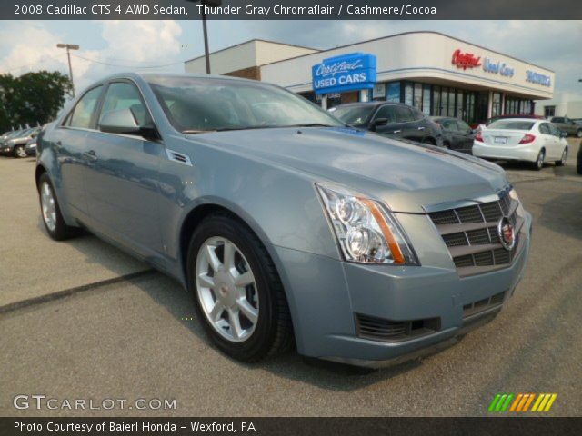2008 Cadillac CTS 4 AWD Sedan in Thunder Gray Chromaflair