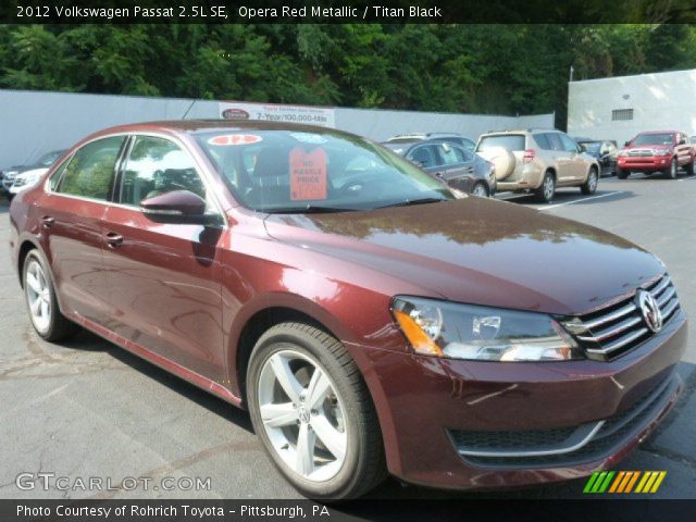 2012 Volkswagen Passat 2.5L SE in Opera Red Metallic