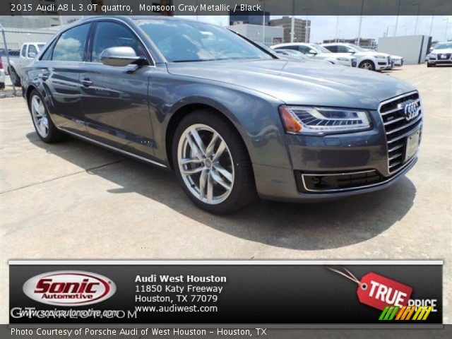 2015 Audi A8 L 3.0T quattro in Monsoon Gray Metallic